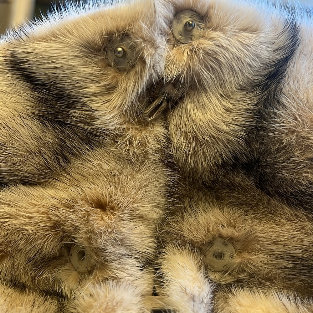 GENUINE MINK BOMBER JACKET - Picture 13 of 14